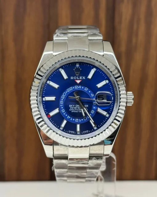 For men,Watches Rolex watches SKY-DWELLER-M/SILVER X BLUE Rolex