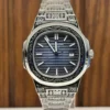 Men,Watches Patek Philippe watches PATEK NAUTILUS HANDMADE-M/H BLACK X BLUE Patek Philippe