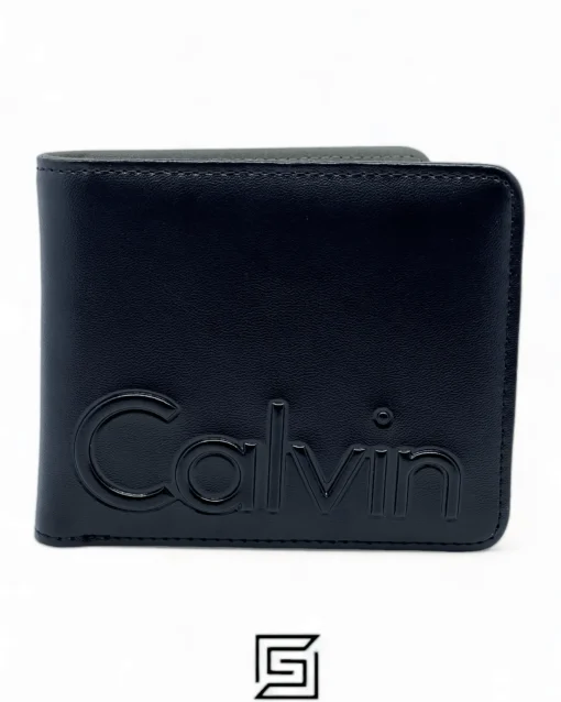 Leather,Wallets,For men leather CK SINGLE WALLET CALVIN LOGO GREY INSIDE /BLACK Ck