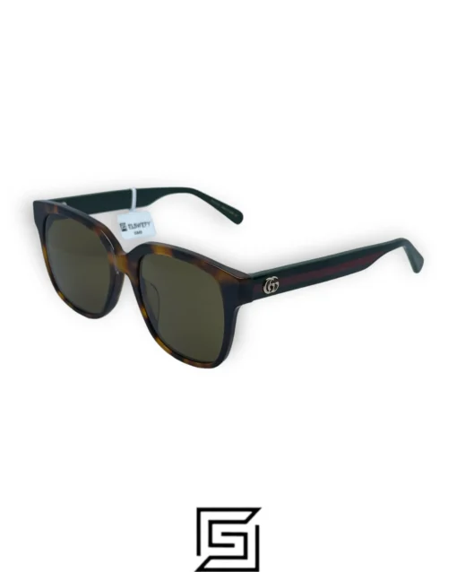 For women,Sunglasses Gucci sunglasses GG0715SA 002/TIGER X Green Gucci