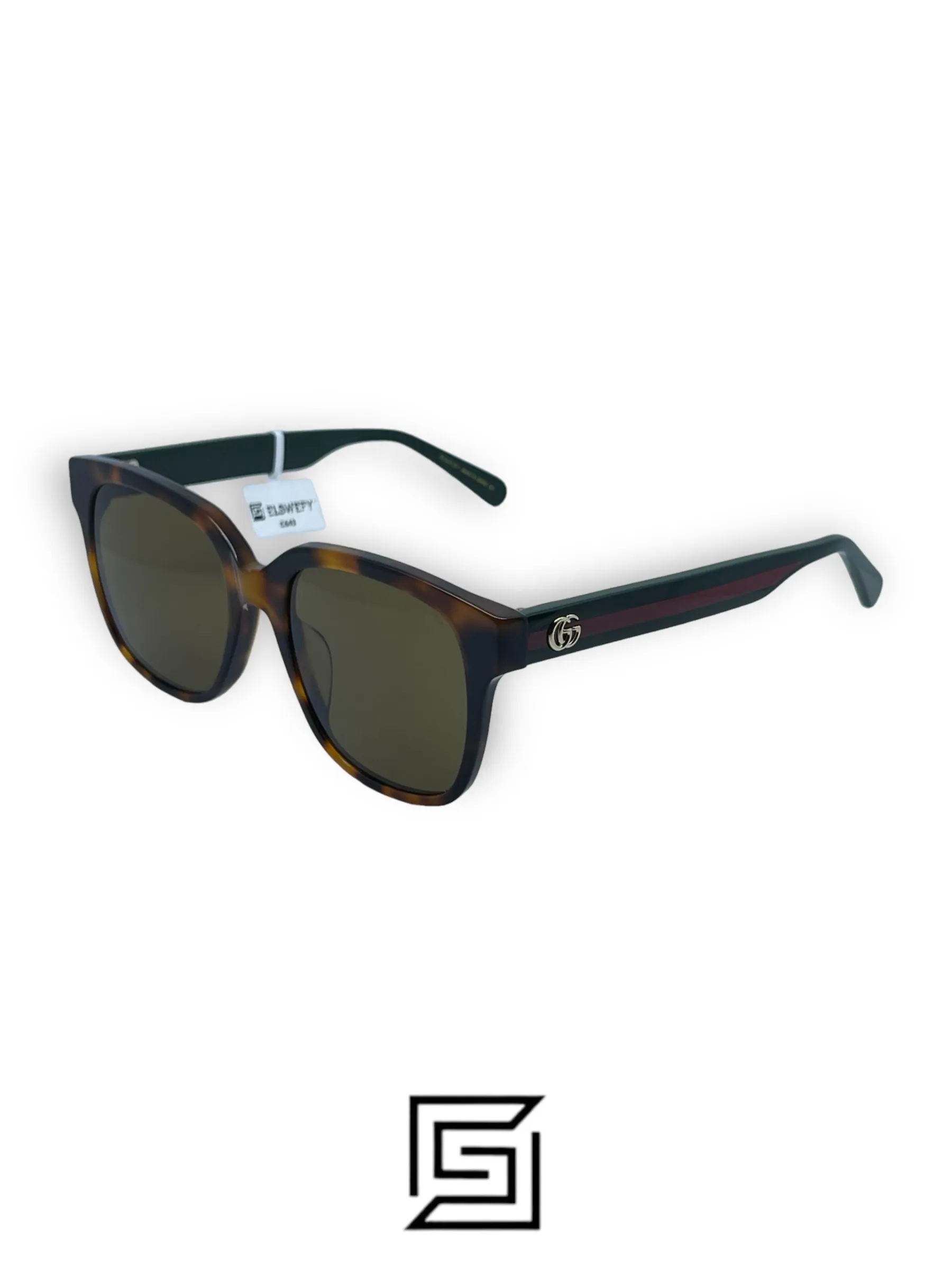 Sunglasses,Women Gucci sunglasses GG0715SA 002/TIGER X Green Gucci