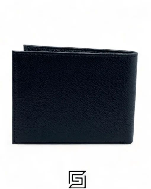 Leather,Wallets,For men leather CK SINGLE WALLET W CK LOGO METAL SOFT PATTERN/BLACK Ck