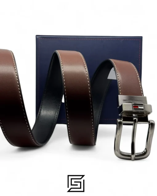 Belts,Leather Tommy Hilfiger leather TOMMY BELT 11TL08X014/BROWN Tommy Hilfiger