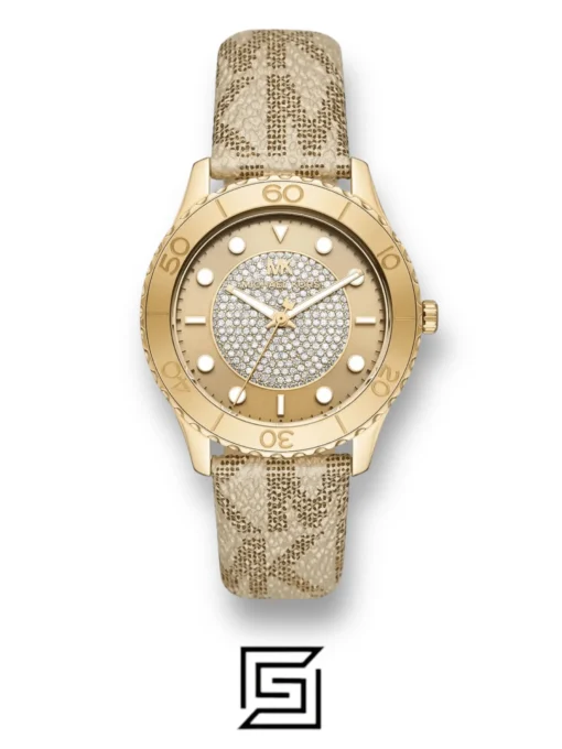 Original Watches,Women original-watches Michael Kors Women's Runway Stainless Steel Quartz Watch with PVC Strap, Gold, 20 (Model: MK6999) Michael Kors