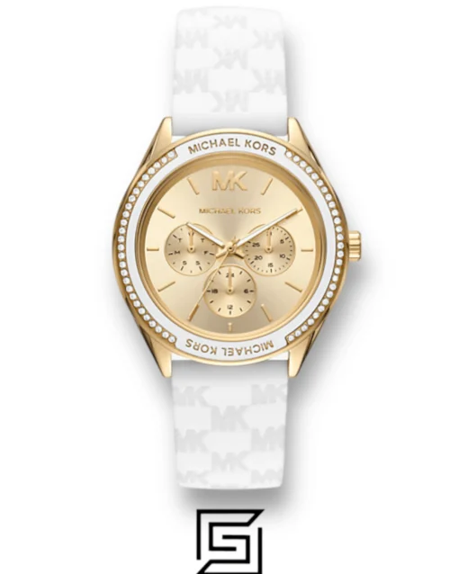 For women,Watches,For women,Original Watches Michael Kors watches Oversized Jessa Gold-Tone and Embossed Silicone Watch MK7267 Michael Kors