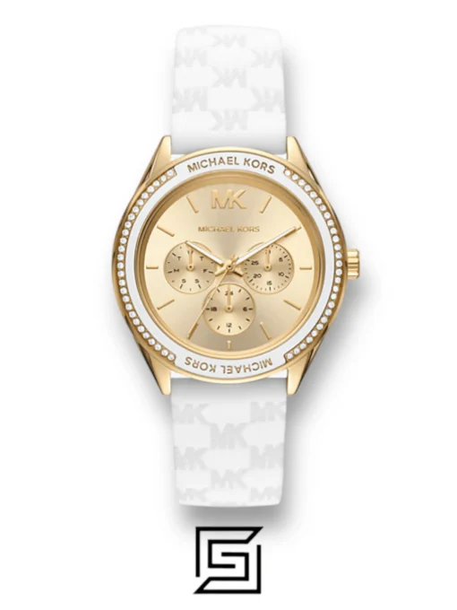 For women,Watches,For women,Original Watches Michael Kors watches Oversized Jessa Gold-Tone and Embossed Silicone Watch MK7267 Michael Kors