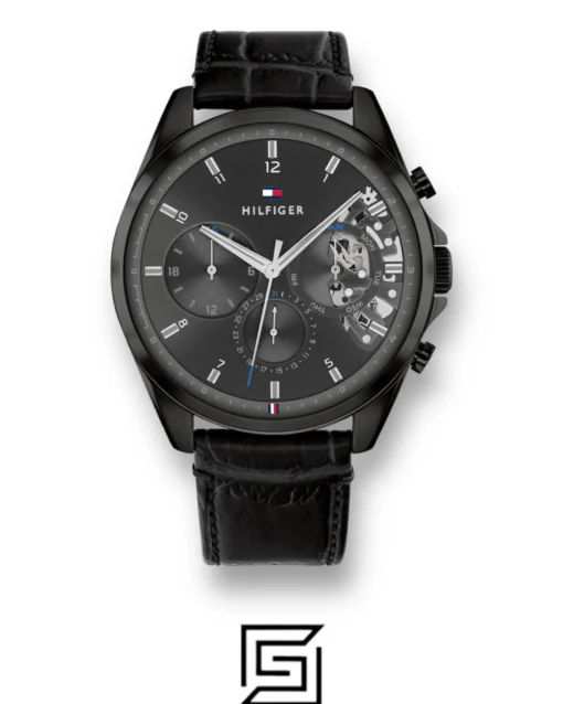 For men,Watches,For men,Original Watches watches Tommy Hilfiger Men's Multi Dial Quartz Watch Baker with Leather Strap 1710452 Tommy Hilfiger