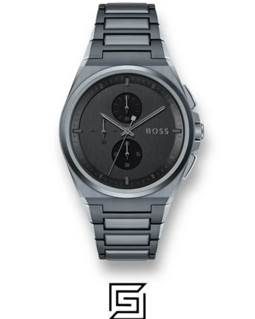 For men,Watches,For men,Original Watches Hugo Boss watches BOSS Steer Analog Gray Dial Men's Watch 1513996 Hugo Boss