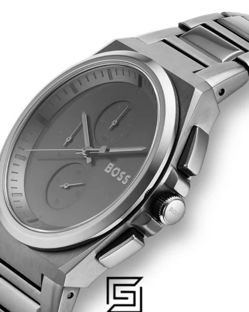 For men,Watches,For men,Original Watches Hugo Boss watches BOSS Steer Analog Gray Dial Men's Watch 1513996 Hugo Boss