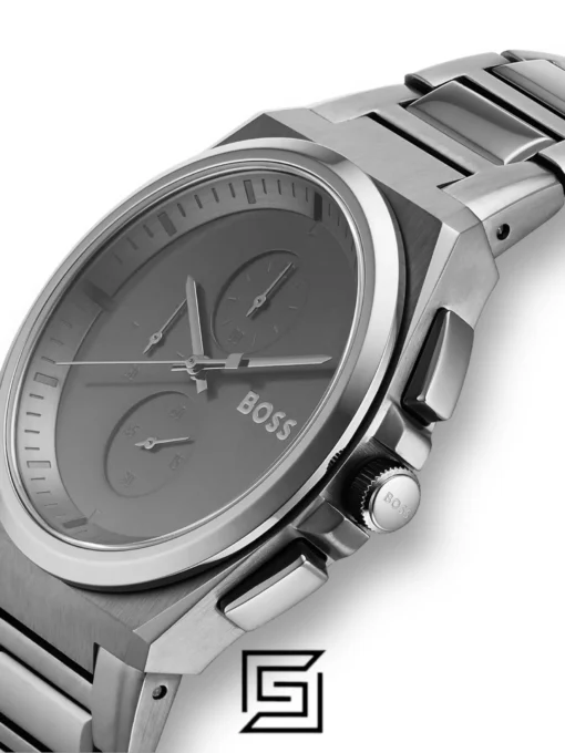 For men,Watches,For men,Original Watches Hugo Boss watches BOSS Steer Analog Gray Dial Men's Watch 1513996 Hugo Boss