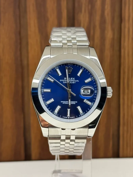 For men,Watches Rolex watches DATE-JUST-M/SILVER X BLUE JOPLEH BOLD PUZ Rolex