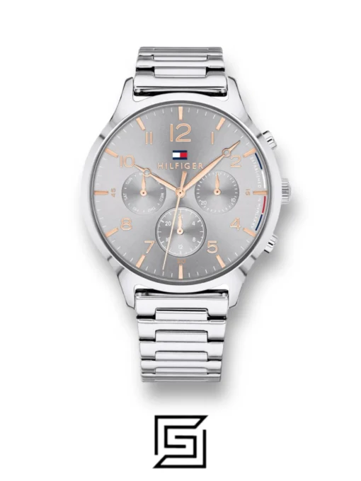 Original Watches,Women watches Tommy Hilfiger Women'S Grey Dial Stainless Steel Watch 1781871 Tommy Hilfiger