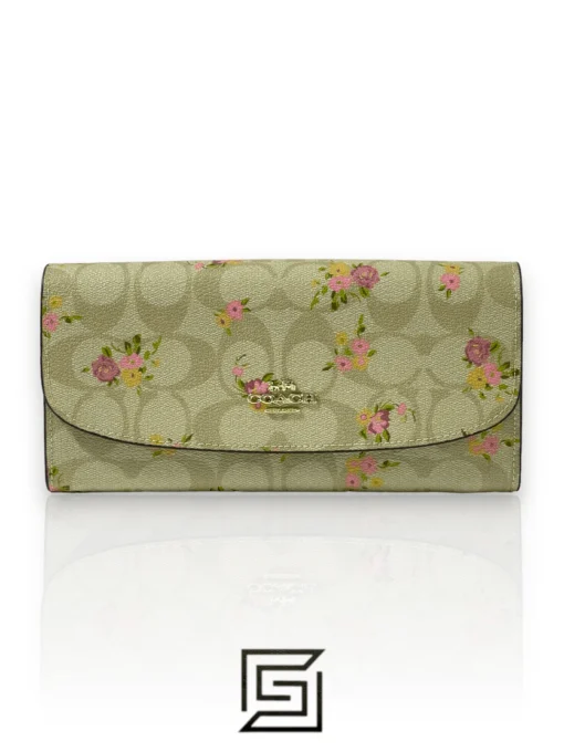 Leather,Wallets,For women Coach wallets Big Wallet coash FLOWERS BIGE F31779 Coach