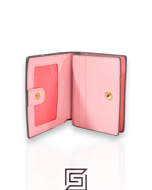 Leather,Wallets,For women Coach wallets Snap Wallet Pink C2862 Coach