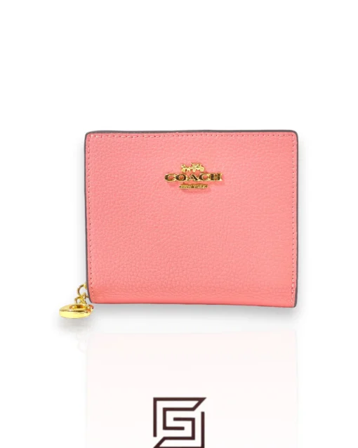 Leather,Wallets,For women Coach wallets Snap Wallet Pink C2862 Coach