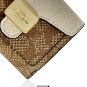 Leather,Wallets,Women Coach wallets Pepper Wallet In Signature Canvas Style No. C7805 Coach
