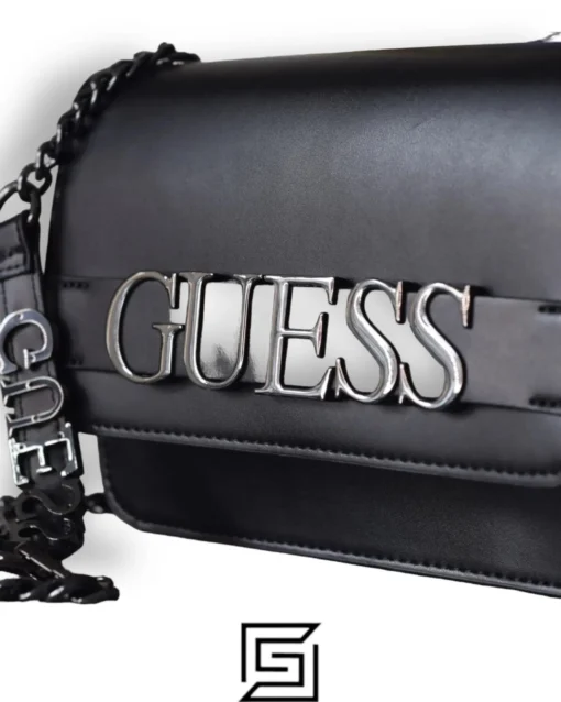 Bags,Leather leather GUESS SASHAA CROSSBODY 19GF-329 BLACK Guess