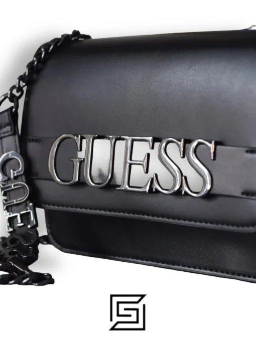 Bags,Leather leather GUESS SASHAA CROSSBODY 19GF-329 BLACK Guess