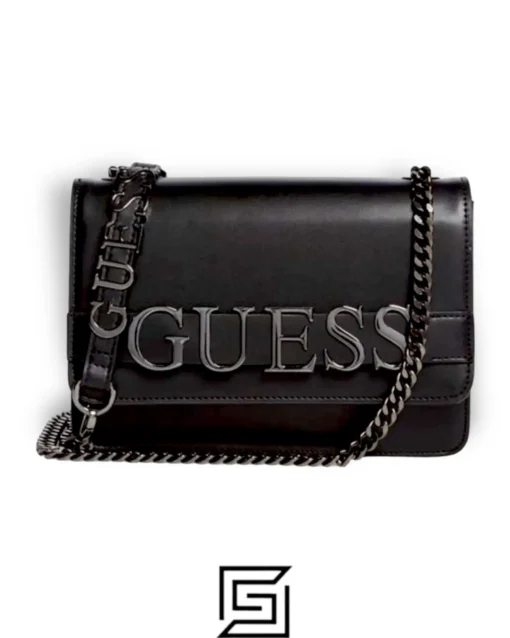 Bags,Leather leather GUESS SASHAA CROSSBODY 19GF-329 BLACK Guess