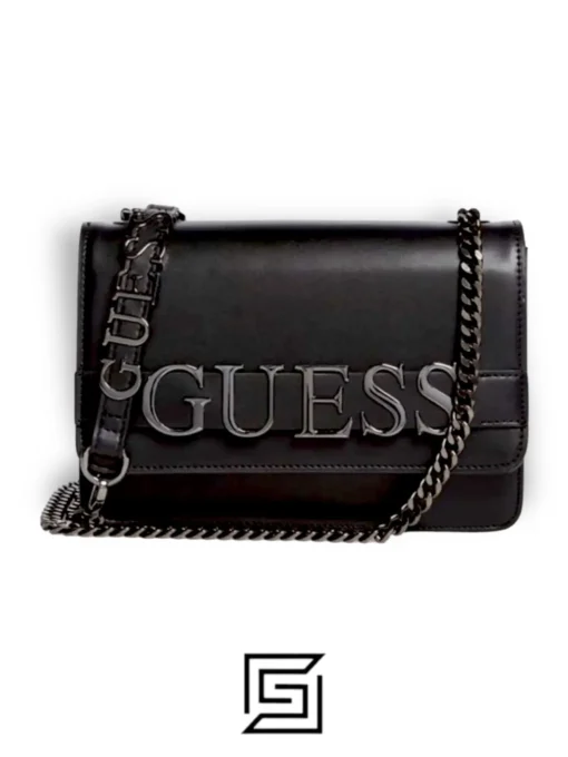 Bags,Leather leather GUESS SASHAA CROSSBODY 19GF-329 BLACK Guess