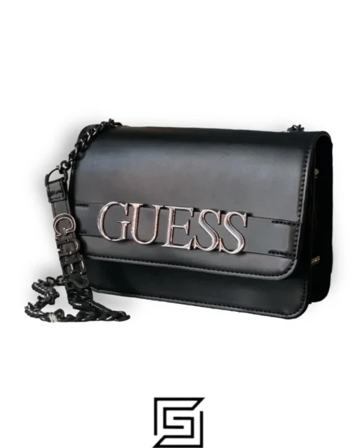 Bags,Leather leather GUESS SASHAA CROSSBODY 19GF-329 BLACK Guess