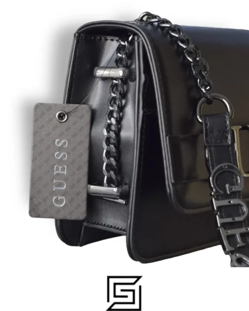 Bags,Leather leather GUESS SASHAA CROSSBODY 19GF-329 BLACK Guess