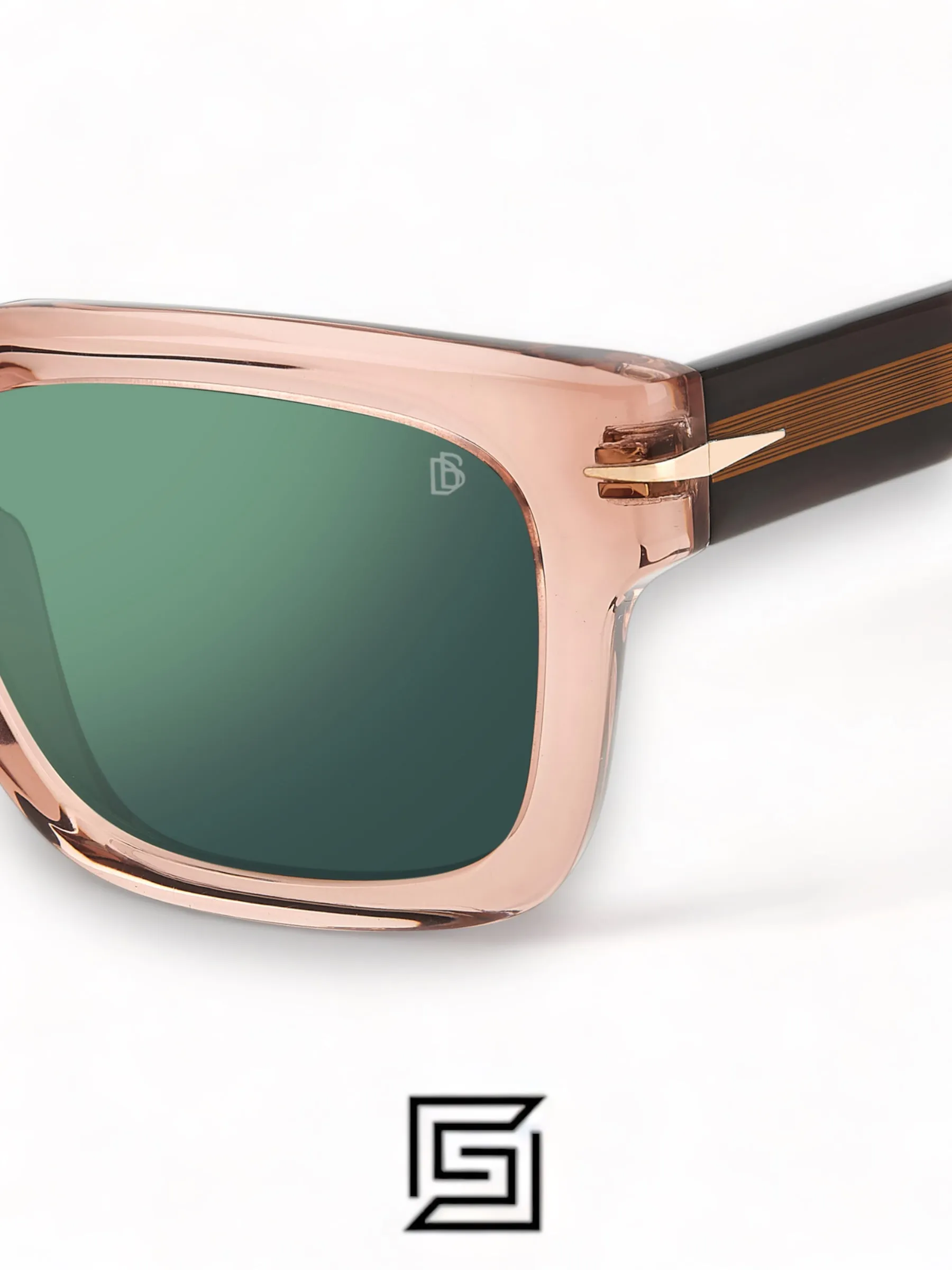 Men,Sunglasses David Beckham sunglasses DB7100/TRANC PINK X Green David Beckham