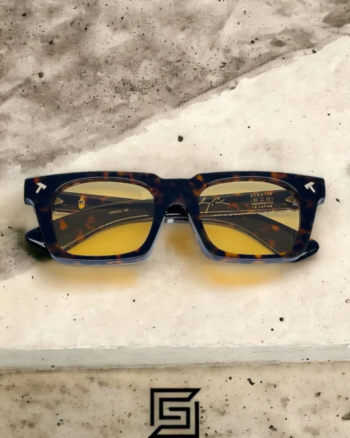 For men,Sunglasses Jacques Marie Mage sunglasses QUENTIN JMMQU 9D/TIGER X YELLOW Jacques Marie Mage