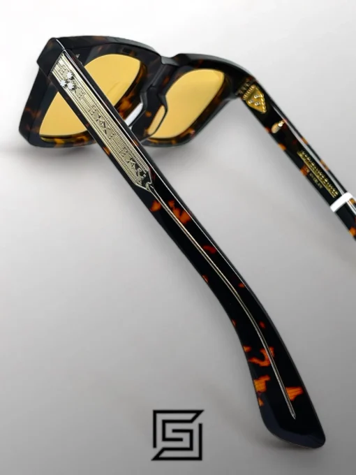 Men,Sunglasses Jacques Marie Mage sunglasses QUENTIN JMMQU 9D/TIGER X YELLOW Jacques Marie Mage