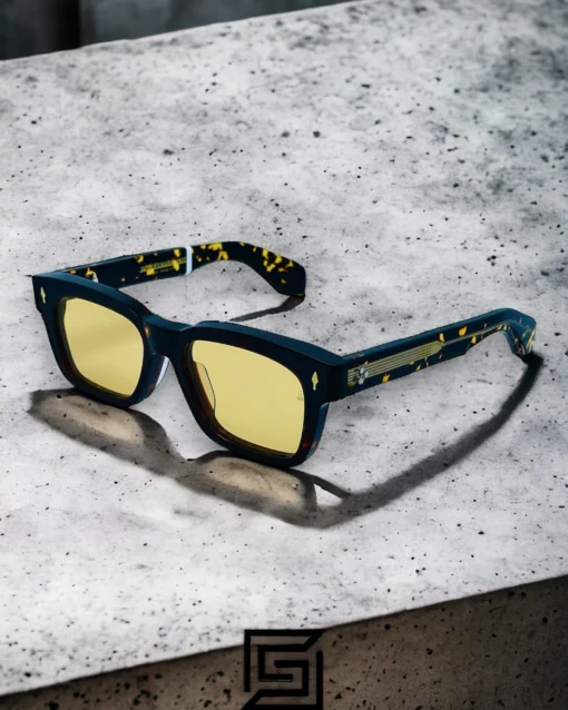 For men,Sunglasses Jacques Marie Mage sunglasses MOLINO JMMML9F/TIGER X YELLOW Jacques Marie Mage