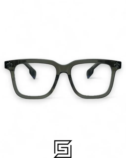 Eyeglasses,For men eyeglasses CHROME HEART CH8245 - Transparent Grey Chrome Heart