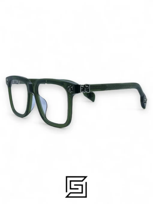 Eyeglasses,Men eyeglasses Chrome Heart CH8245 – Olive Chrome Heart