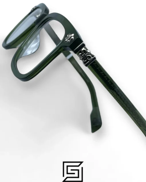 Eyeglasses,Men eyeglasses Chrome Heart CH8245 – Olive Chrome Heart