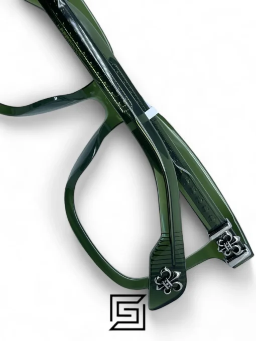 Eyeglasses,Men eyeglasses Chrome Heart CH8245 – Olive Chrome Heart