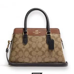 Coach Mini Darcie Carryall Colorblock Signature Canvas