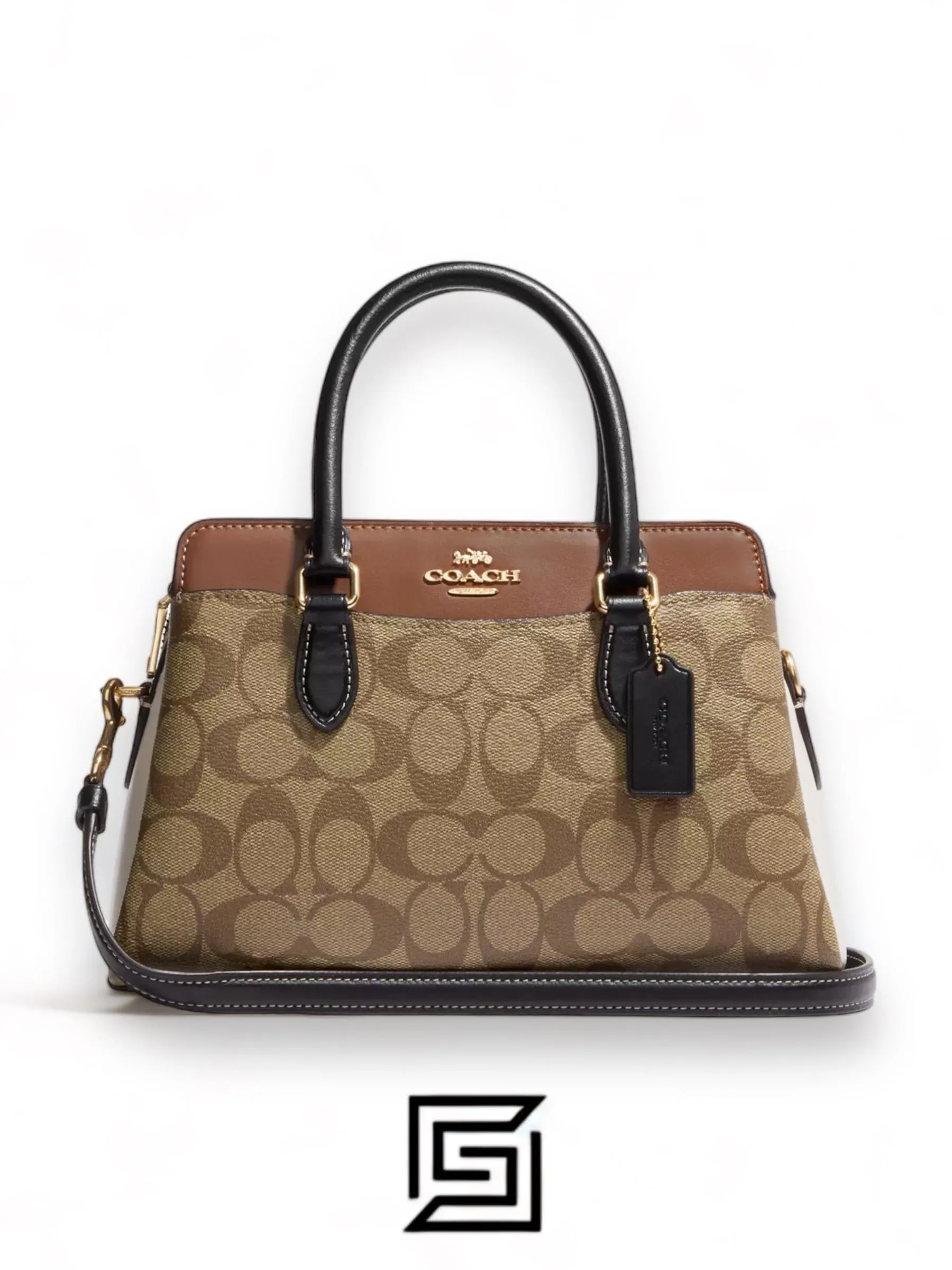 Coach Mini Darcie Carryall Colorblock Signature Canvas