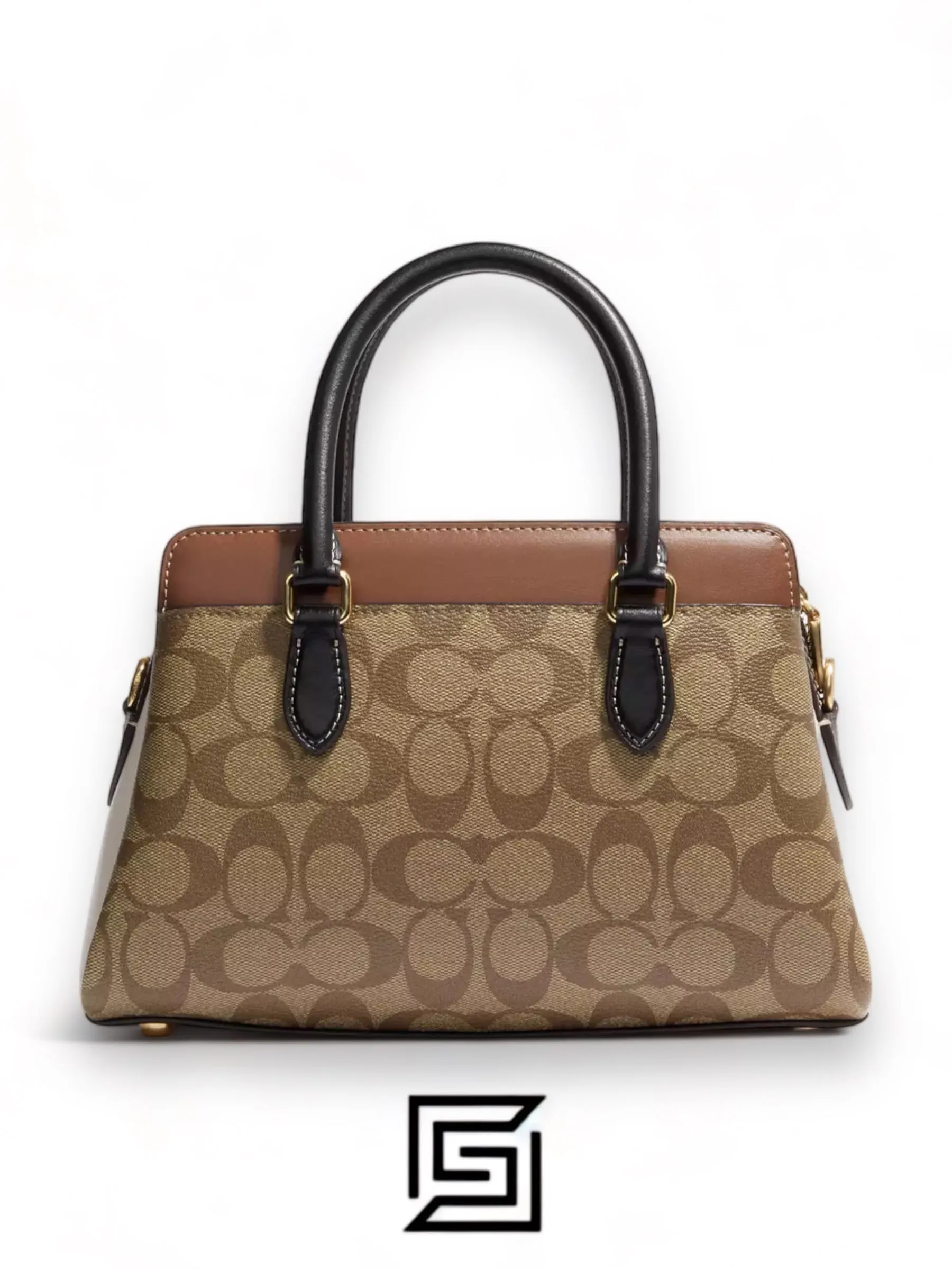 Bags,Leather,Women Coach leather Mini Darcie Carryall In Colorblock Signature Canvas CH287 Coach