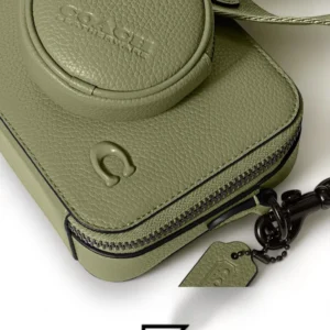 Bags,Leather,Women Coach leather Charter Slim Crossbody Green CC070 Coach