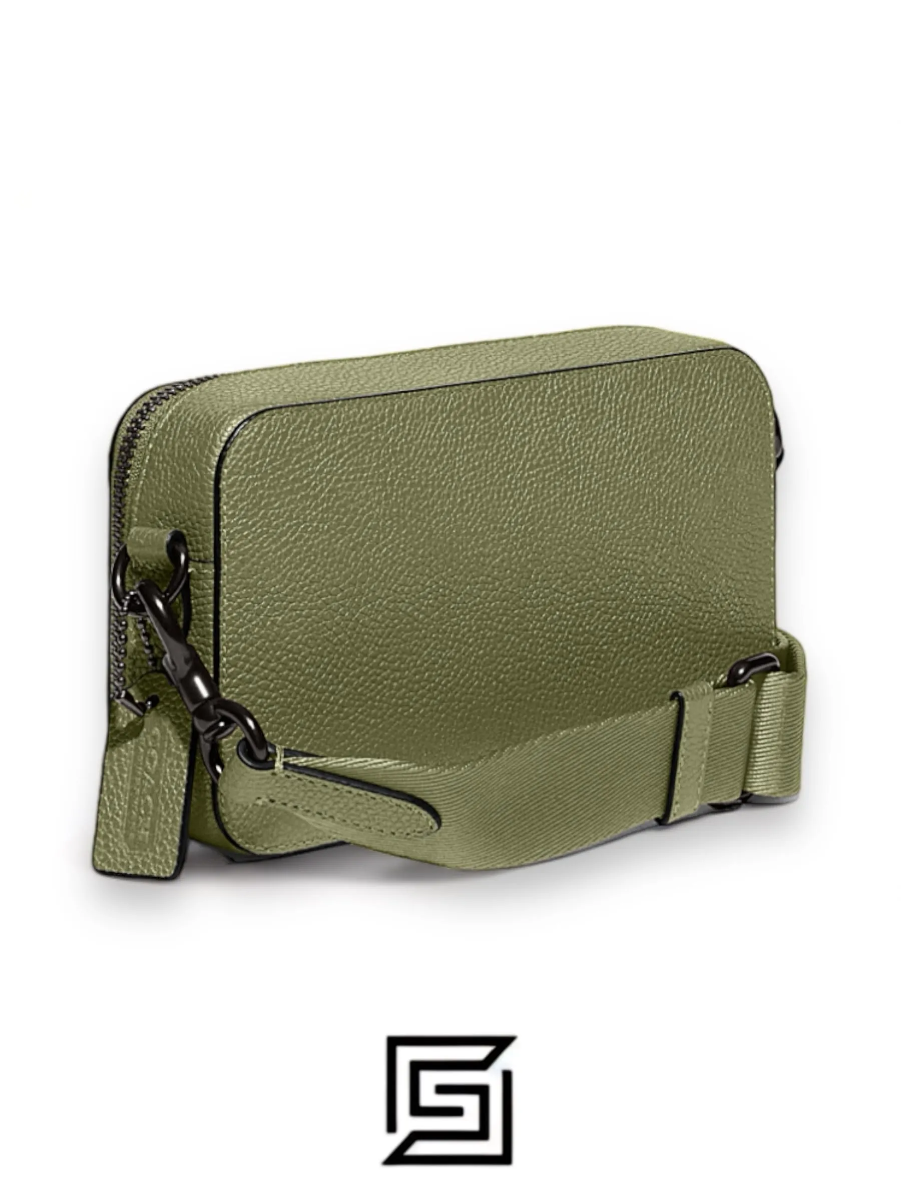 Bags,Leather,Women Coach leather Charter Slim Crossbody Green CC070 Coach