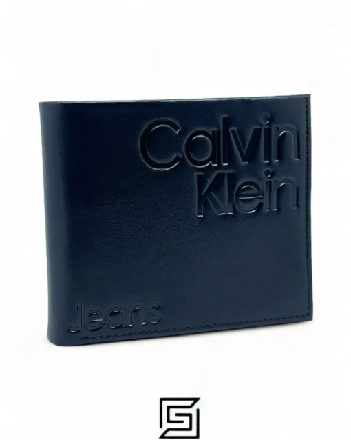 Leather,Wallets,For men wallets CK SINGLE WALLET CK LOGO BLACK INSIDE CK JEANS BIG BOX/BLACK Ck