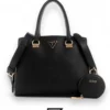 Bags,Leather leather GUESS ALEXIE GIRLFRIEND SATCHEL BB841606 Gold acc - BLACK Guess