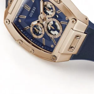 Men,Original Watches original-watches Men's Guess Rose Gold Multifunction Case Blue Strap Watch - GW0202G4 Guess