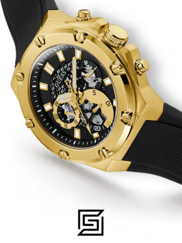 Men,Original Watches original-watches GUESS BLACK SILICONE STRAP MEN WATCHES GW0334G2 Guess