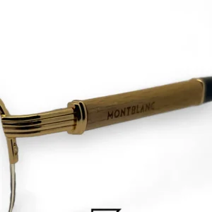 Eyeglasses,Men MontBlanc eyeglasses NEW MONT BLANC MB 447 028 GOLD WOOD MontBlanc