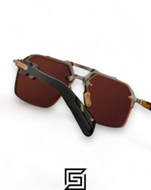 Men,Sunglasses sunglasses Jacques Marie Mage SILVERTON/Half Gold Silver - Red Jacques Marie Mage