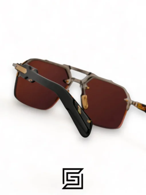 Men,Sunglasses sunglasses Jacques Marie Mage SILVERTON/Half Gold Silver - Red Jacques Marie Mage