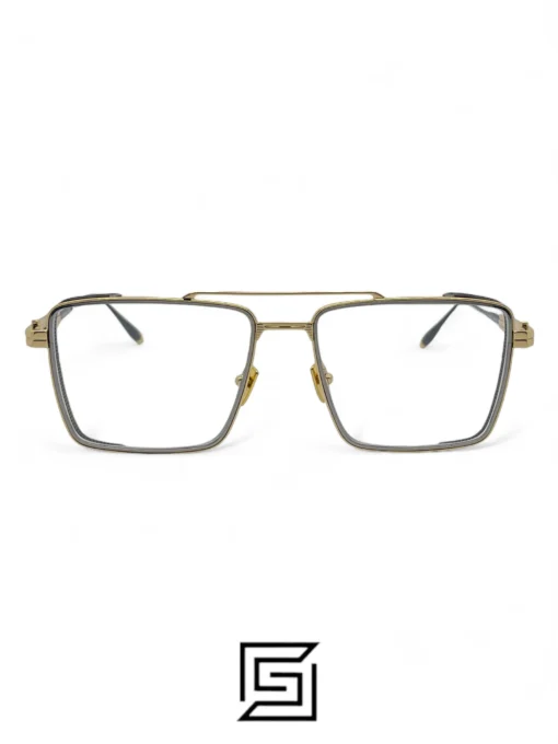 Eyeglasses,Men Akoni eyeglasses AKS-504B-55 CAT3 Gold and Silver Akoni