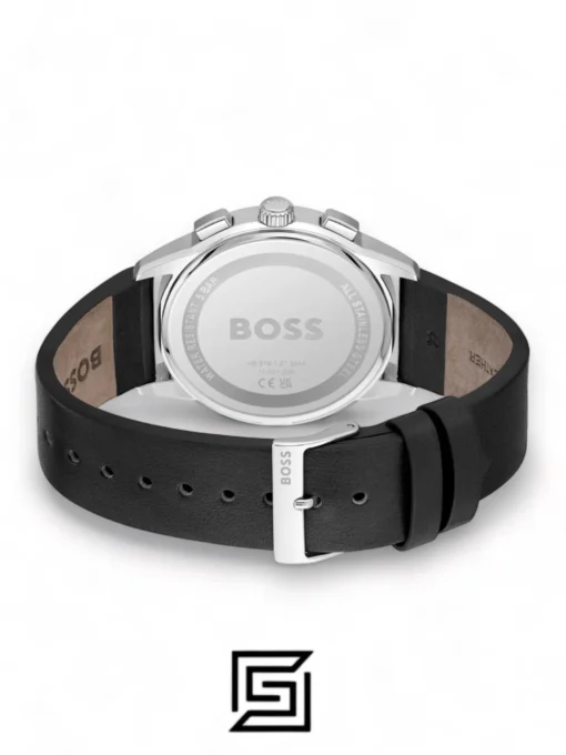 For men,Watches,For men,Original Watches original-watches Hugo Boss Dapper Black Leather Mens Watch - 1513925 Hugo Boss