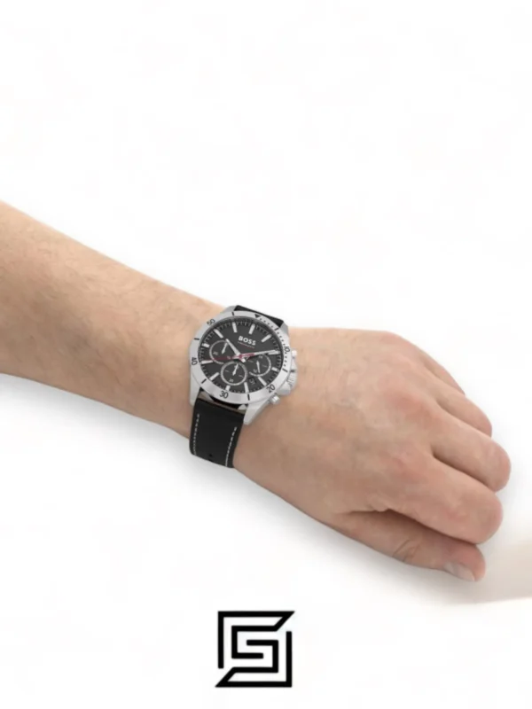 Men,Original Watches Hugo Boss original-watches Gents BOSS Troper Black Leather Strap Watch - 1514055 Boss