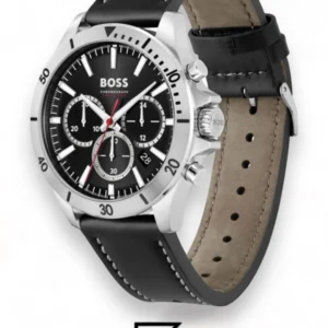 Men,Original Watches Hugo Boss original-watches Gents BOSS Troper Black Leather Strap Watch - 1514055 Boss
